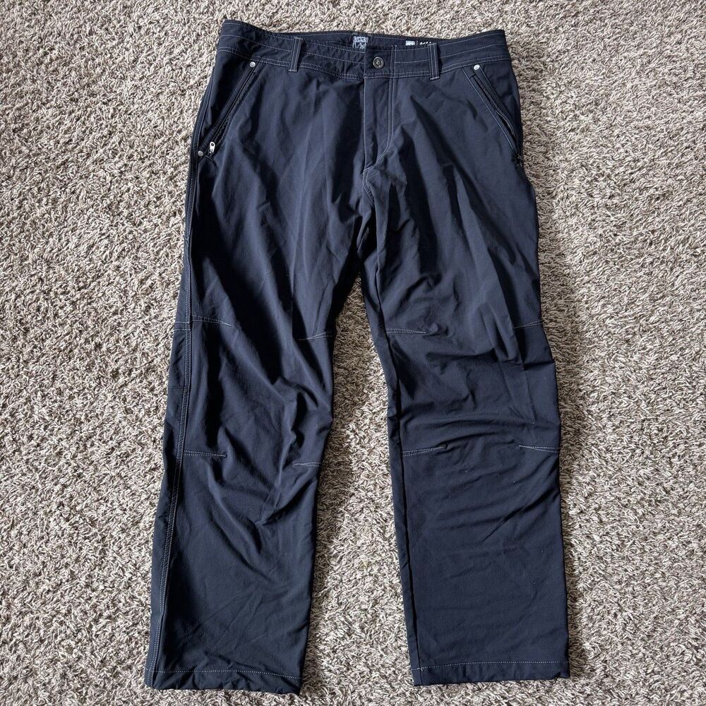 Kuhl Destroyr Pants Mens 38x30 Black Outdoor Hiking Destroyer Stretch Outdoor
